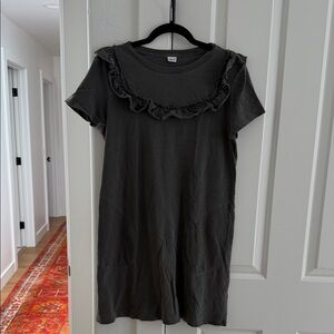 Clare V Gray Knit Mini Dress